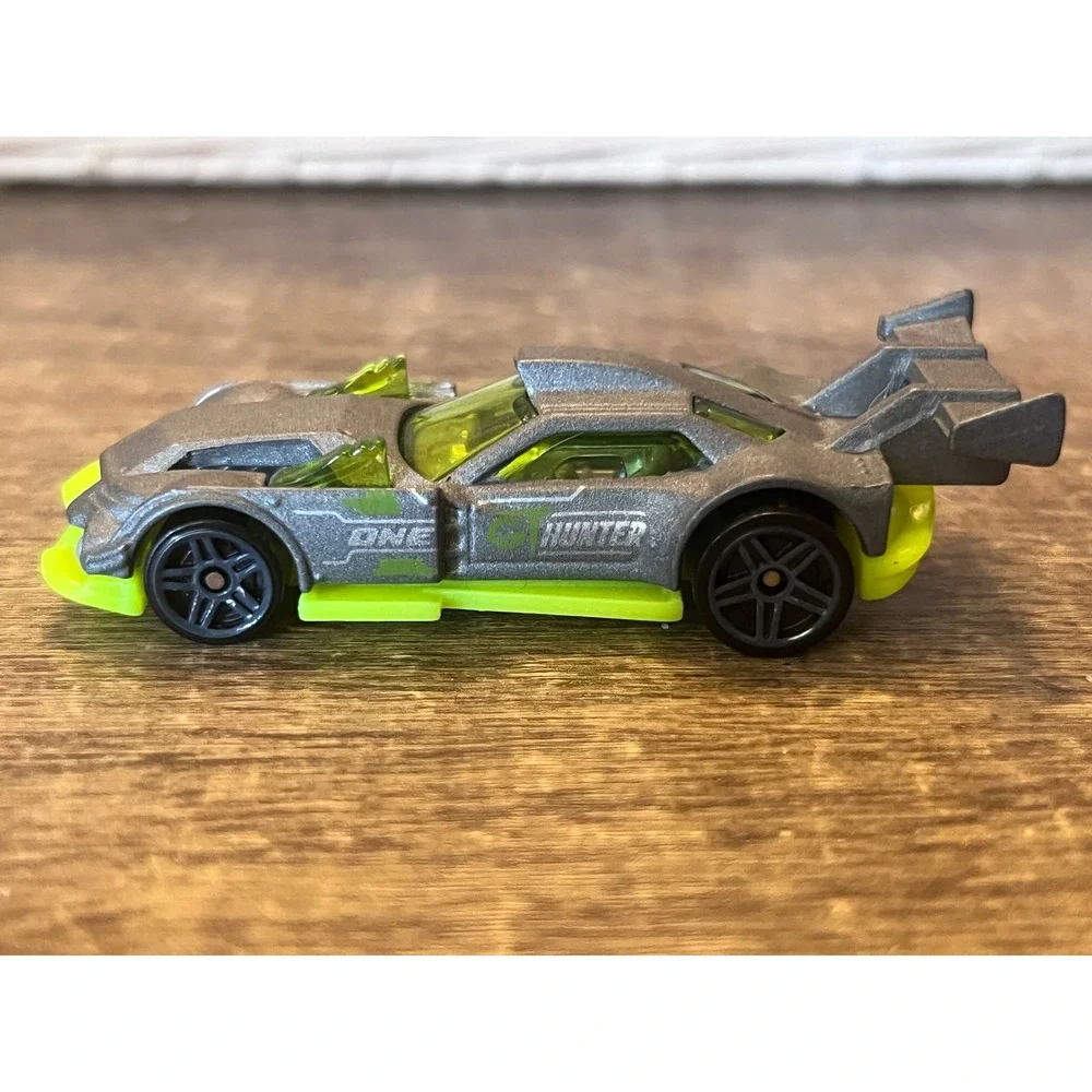 Hot Wheels 2018 Track Builder Multipack Gray GT Hunter Gray Loose Die Cast EUC